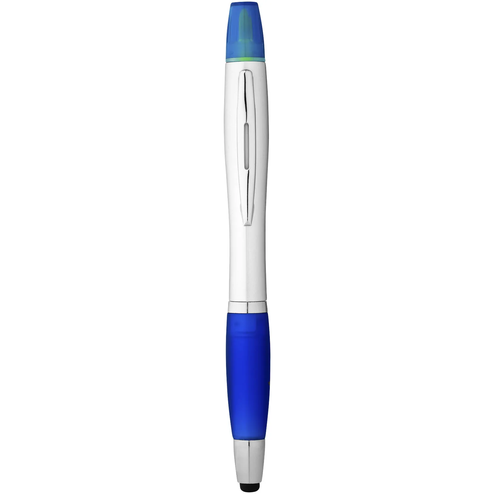 Nash stylus balpen en markeerstift (zwarte inkt) Zilver