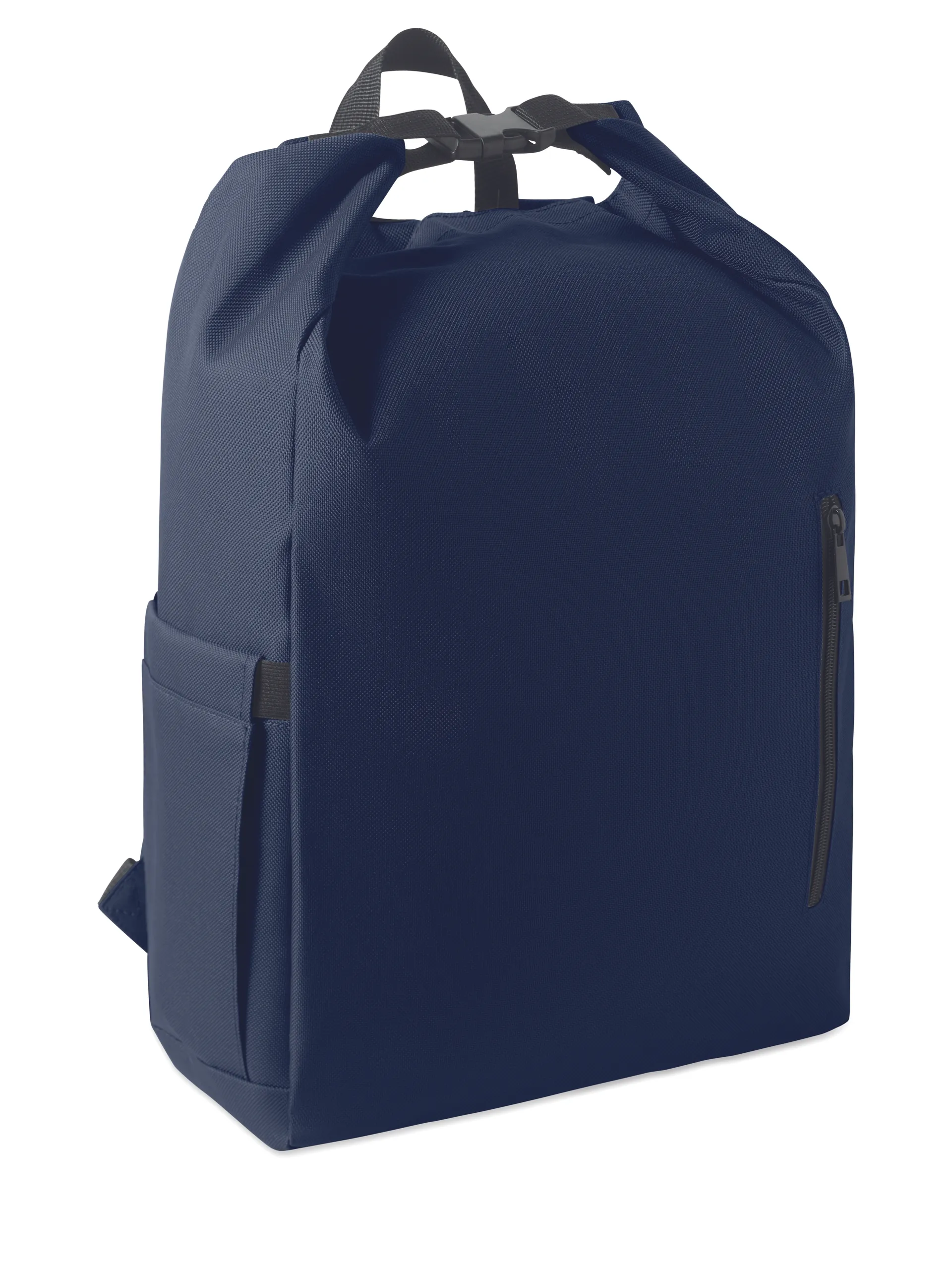 15" rolltop laptop rugzak Marineblauw