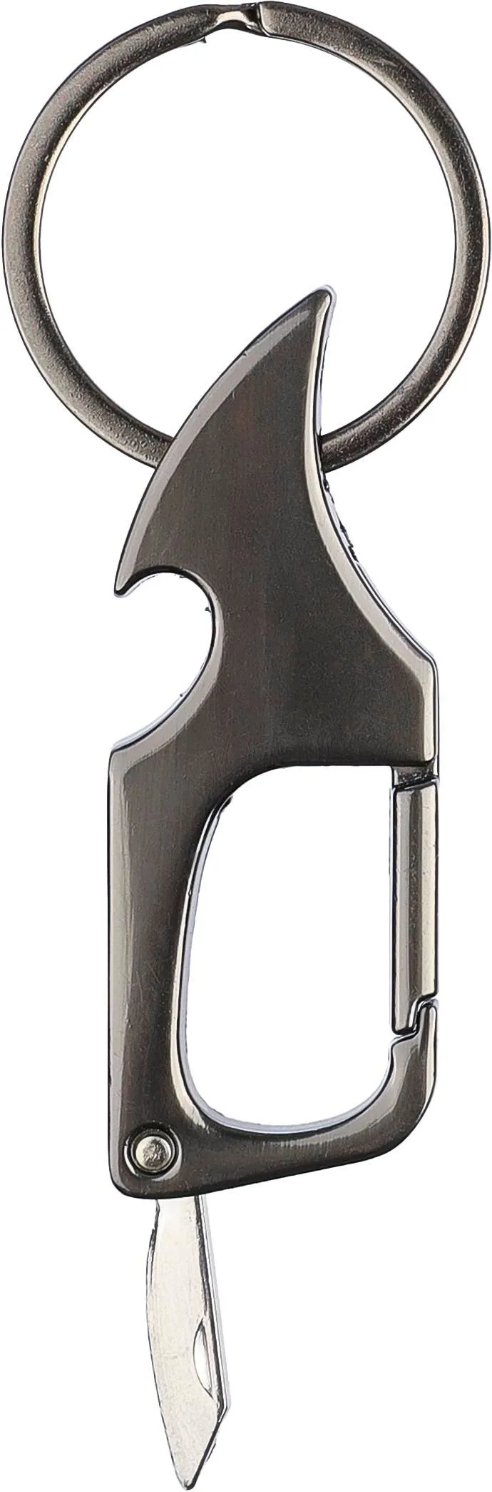 Metalen karabijnhaak sleutelhanger Bella gun metal