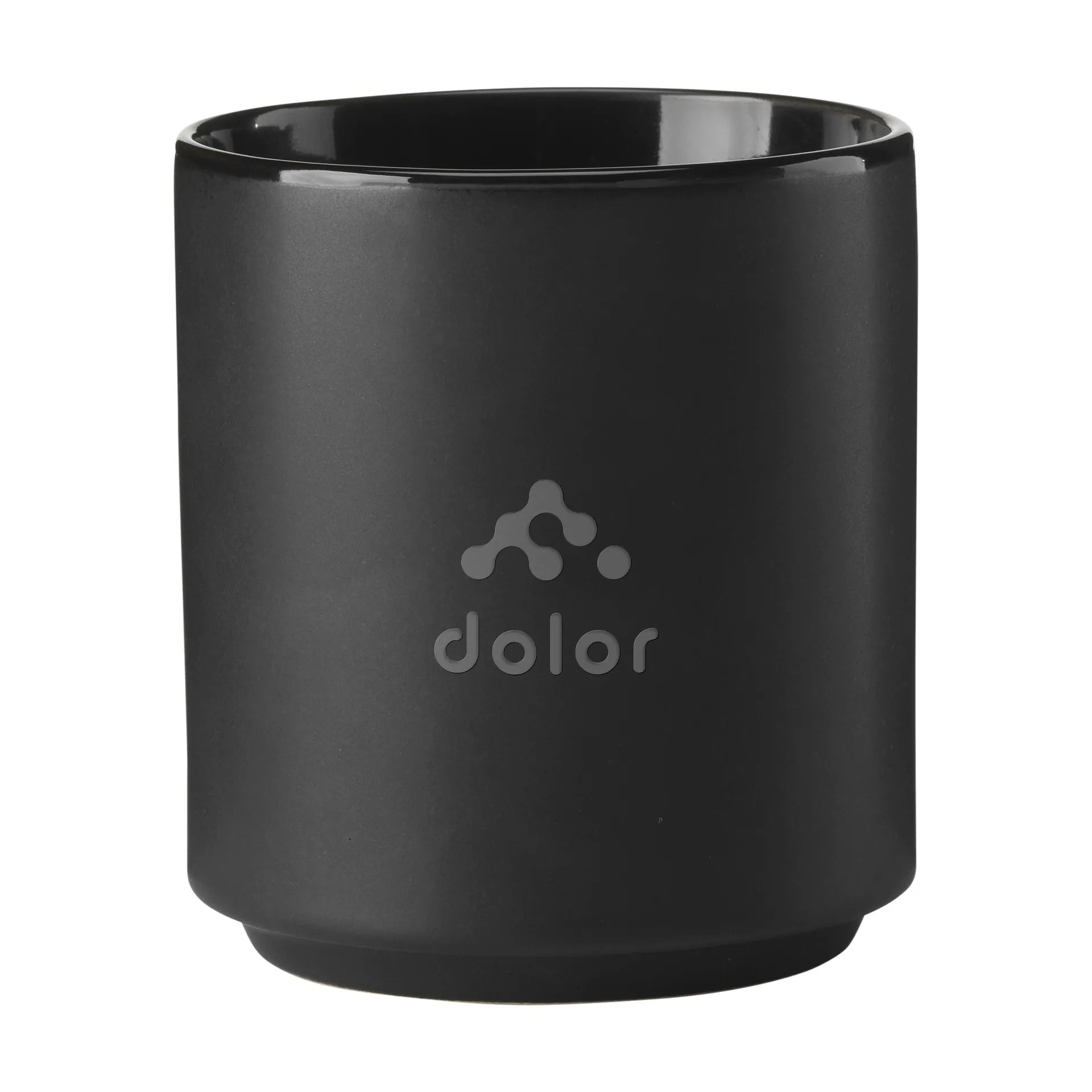 Elba Black 200 ml drinkbeker zwart
