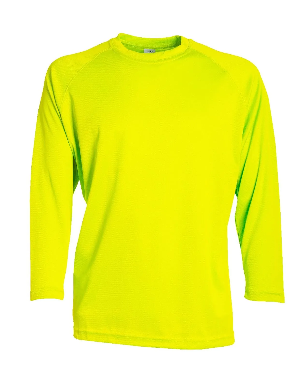 SP Run Long Sleeve Shirt Neon Geel