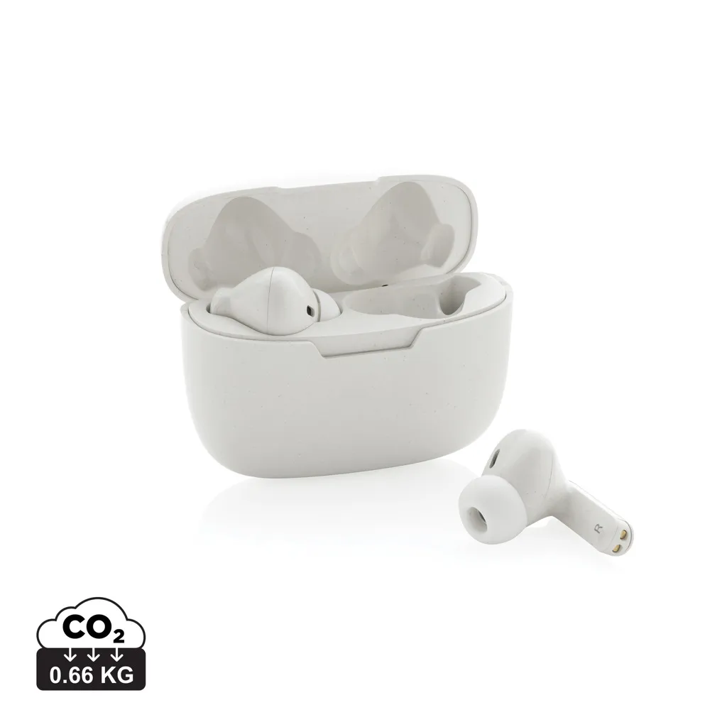 RCS gerecycled plastic Liberty Pro draadloze oordoppen wit