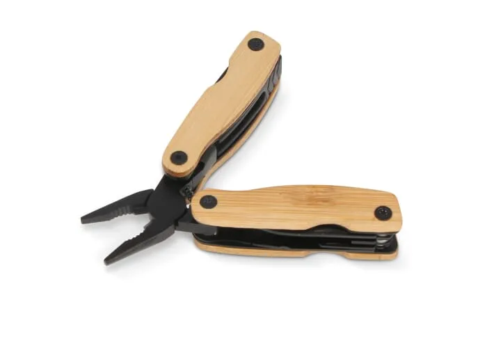 Multitool Bamboe 12 functies Zwart