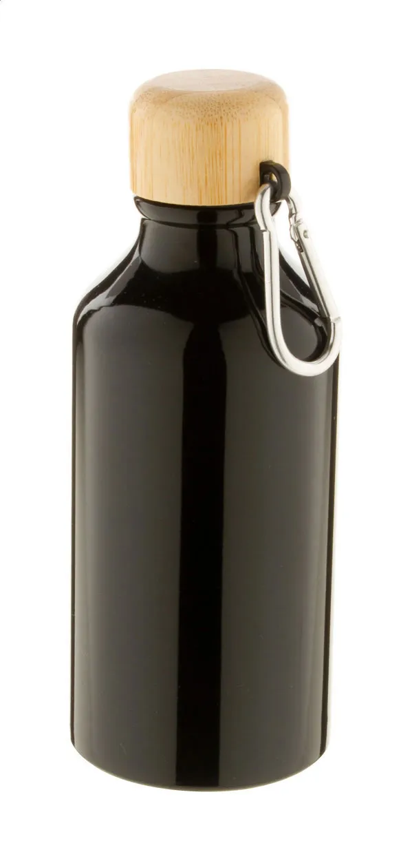 Monbo aluminium fles zwart