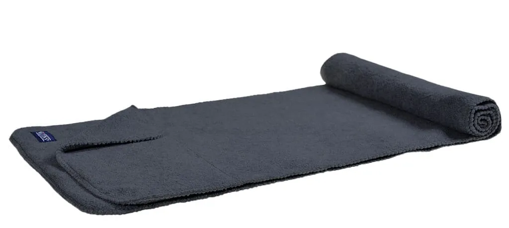 Fleece sjaal deluxe Donker Grijs