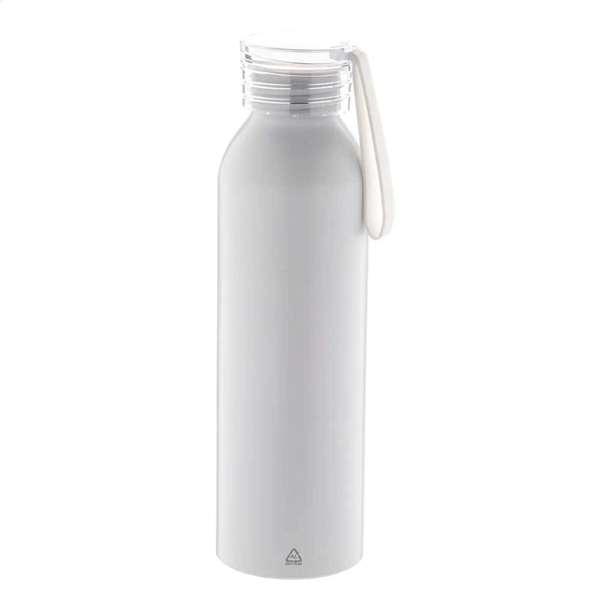 Ralusip gerecyclede aluminium fles wit
