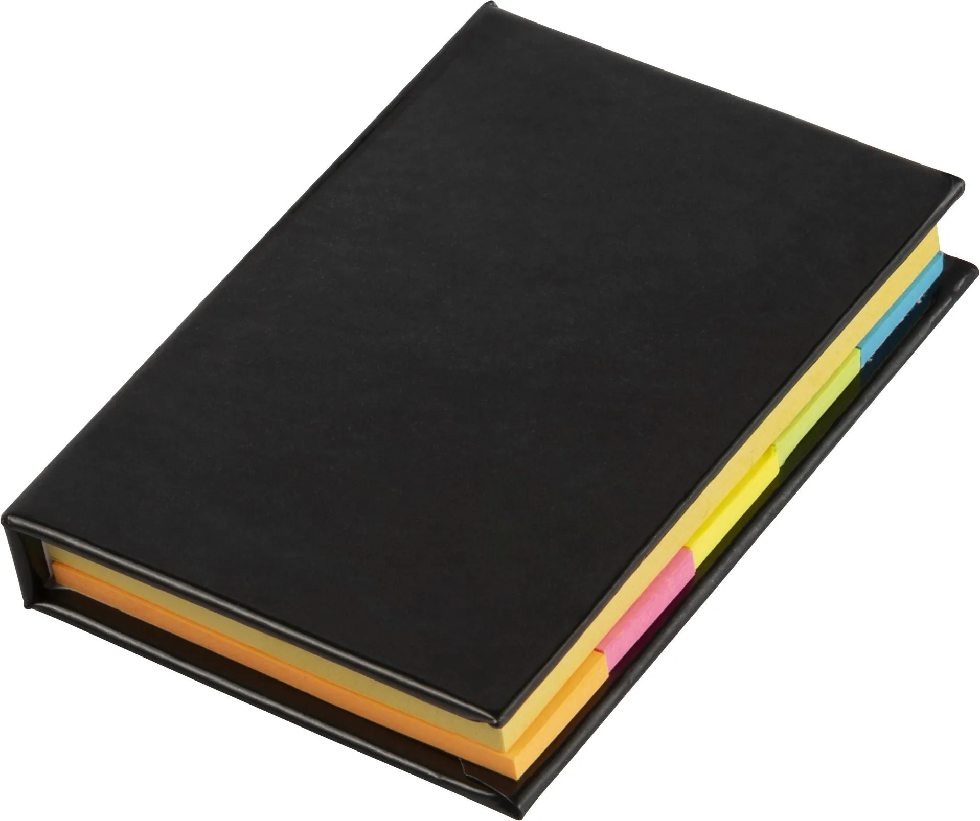 Memobladenset Belinda | Hardcover | 5 kleuren zwart