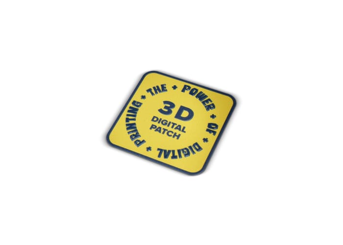 3D Digital Patch 7x7cm Transparant