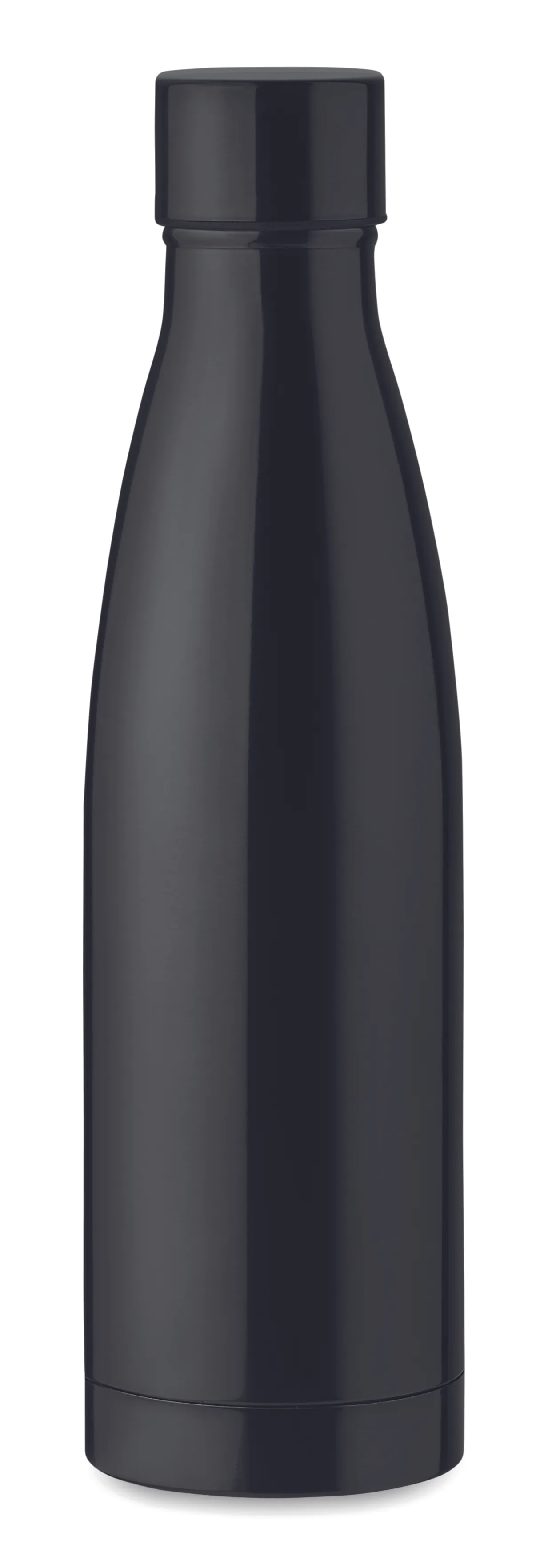 Dubbelwandige drinkfles 500 ml Zwart