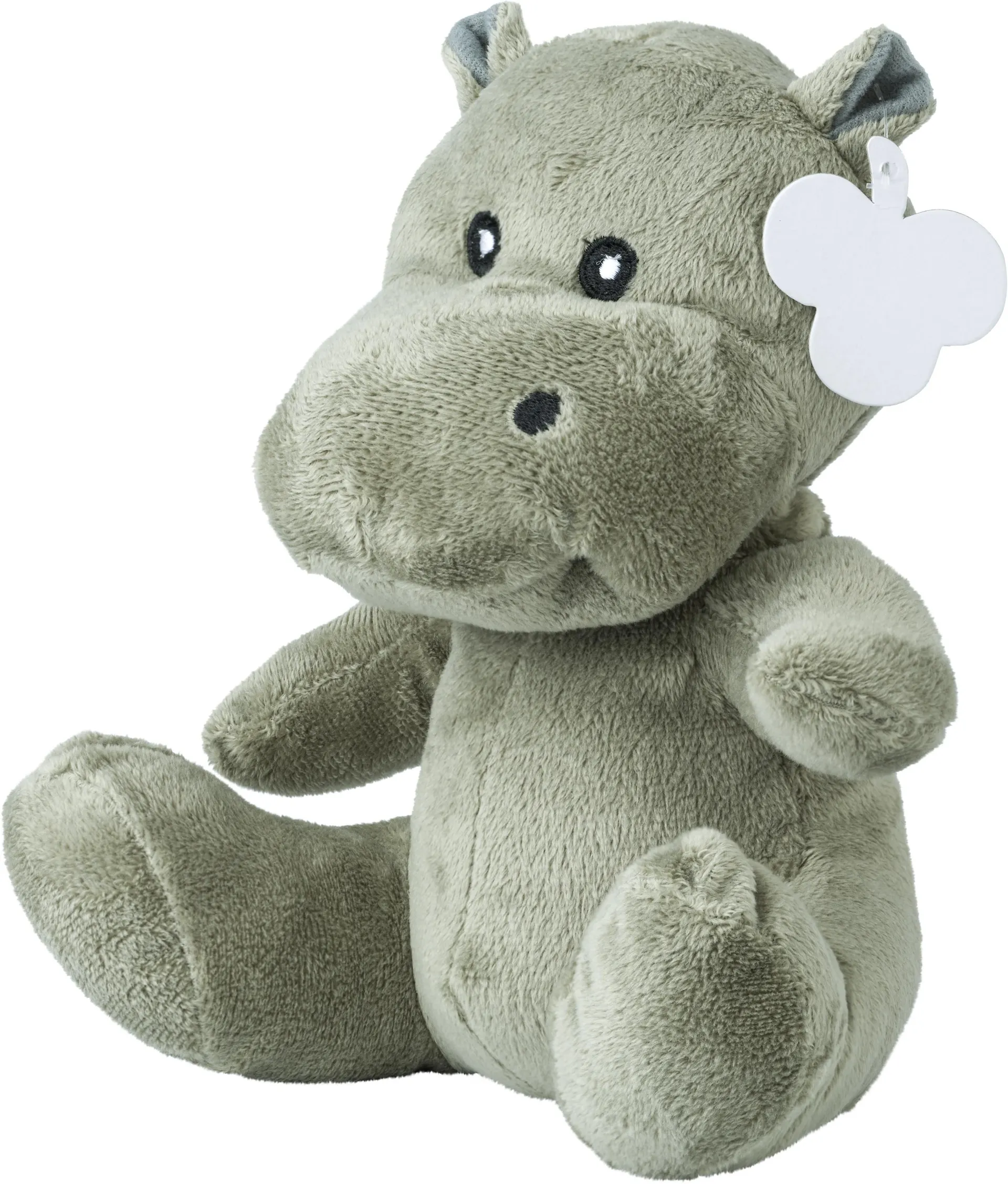 Pluchen nijlpaard Geraldine grijs