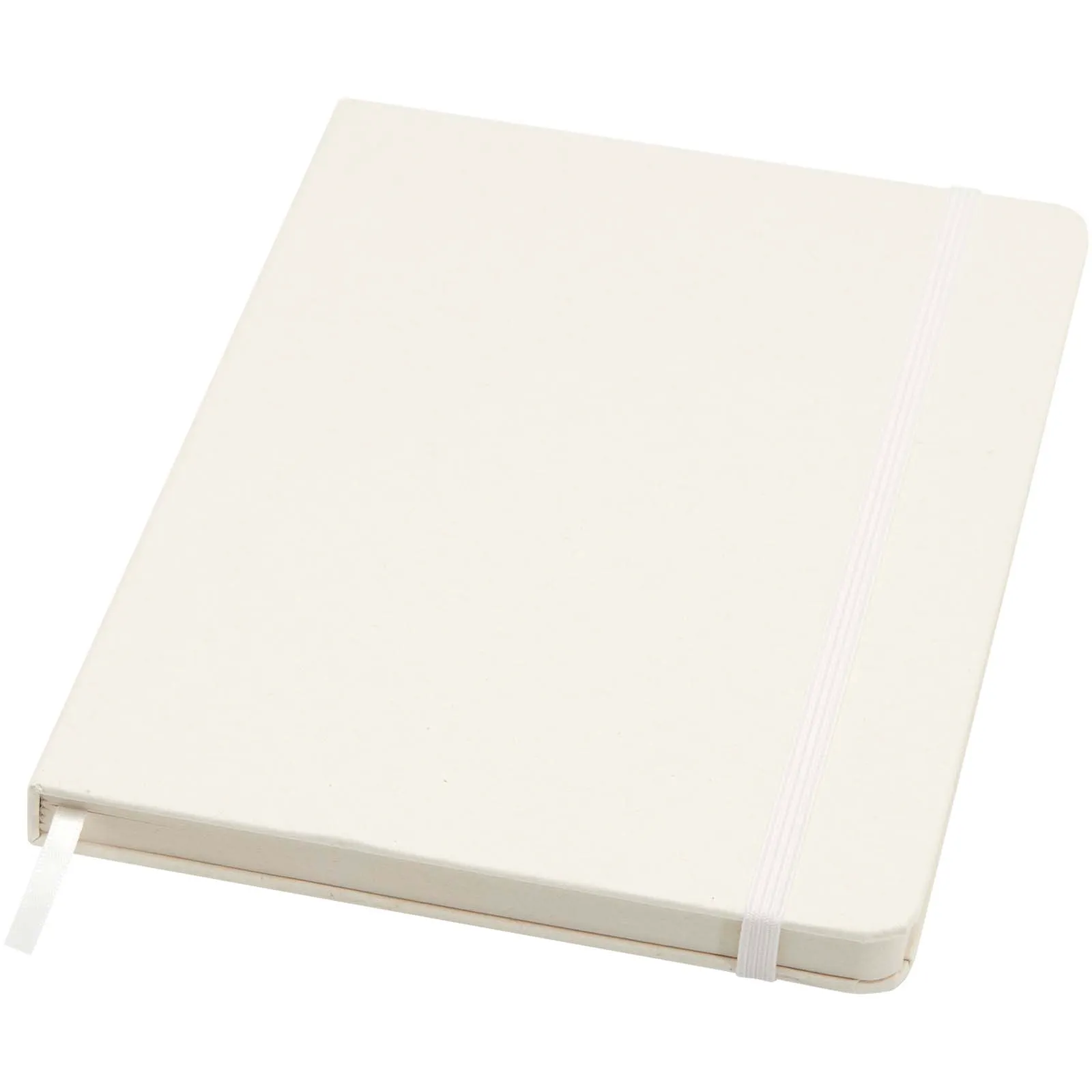Bass A5 gerecycled notitieboek met gelinieerde pagina's Wit