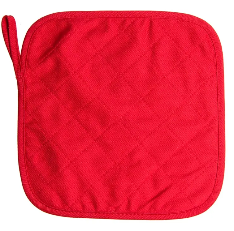 Pannenlap 23x23 cm Rood