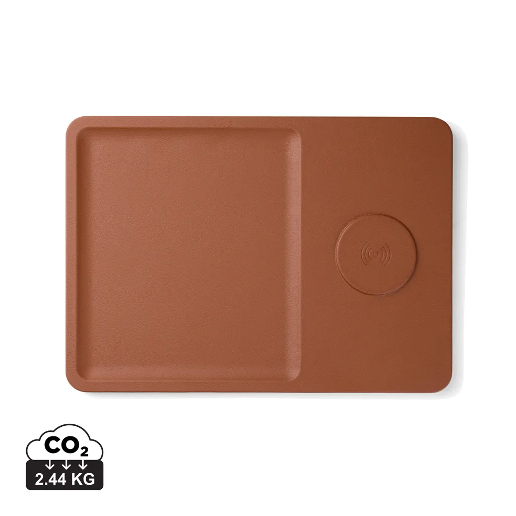 VINGA Timo RCS bureauoplader en accessoirebakje bruin