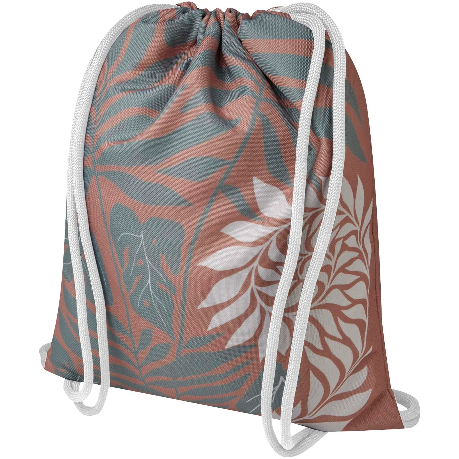 Clif RPET sublimatietas met trekkoord Wit