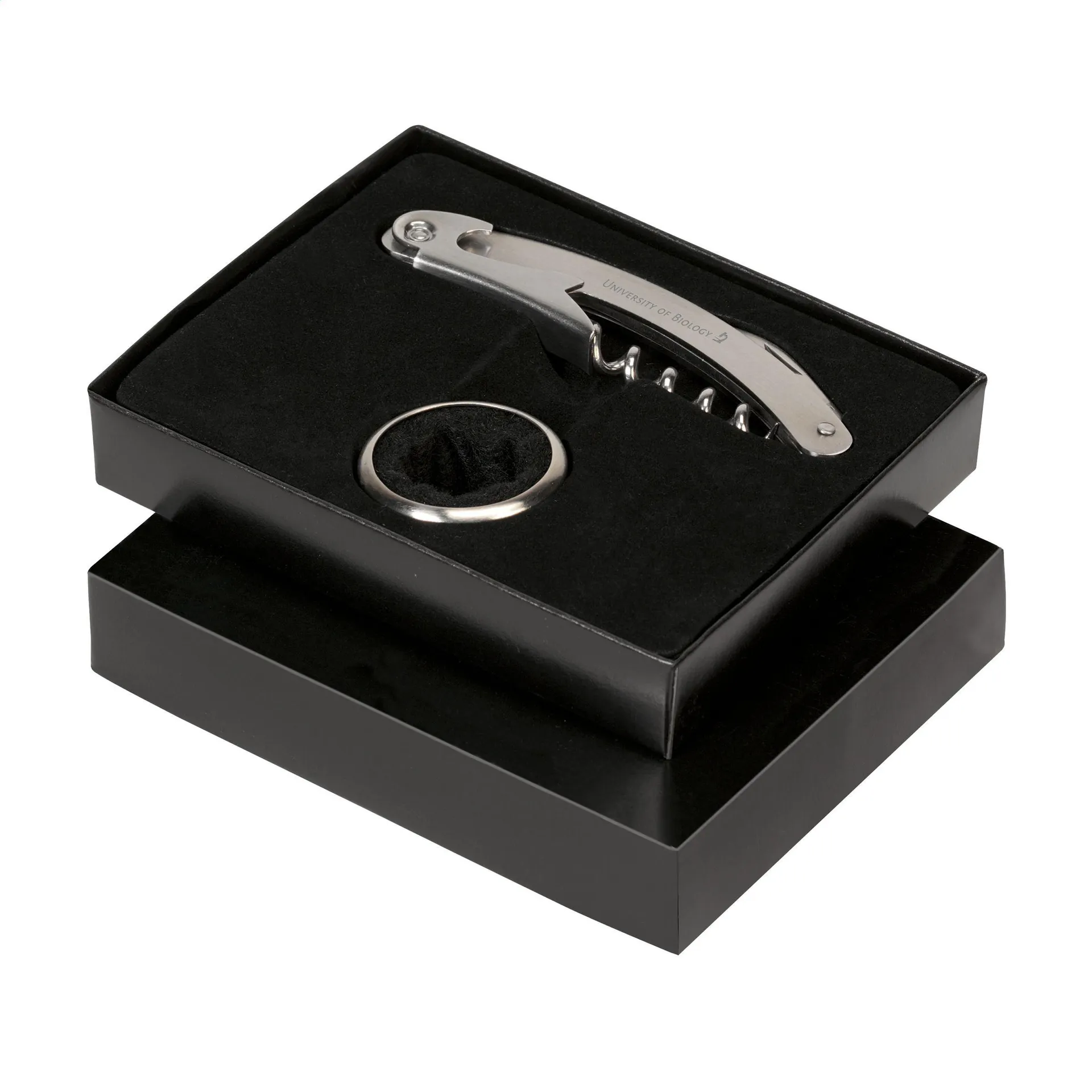 WineTaste wijngeschenkset zilver