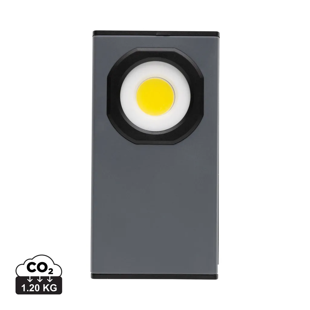 Gear X RCS rplastic USB-oplaadbaar zakformaat werklamp grijs