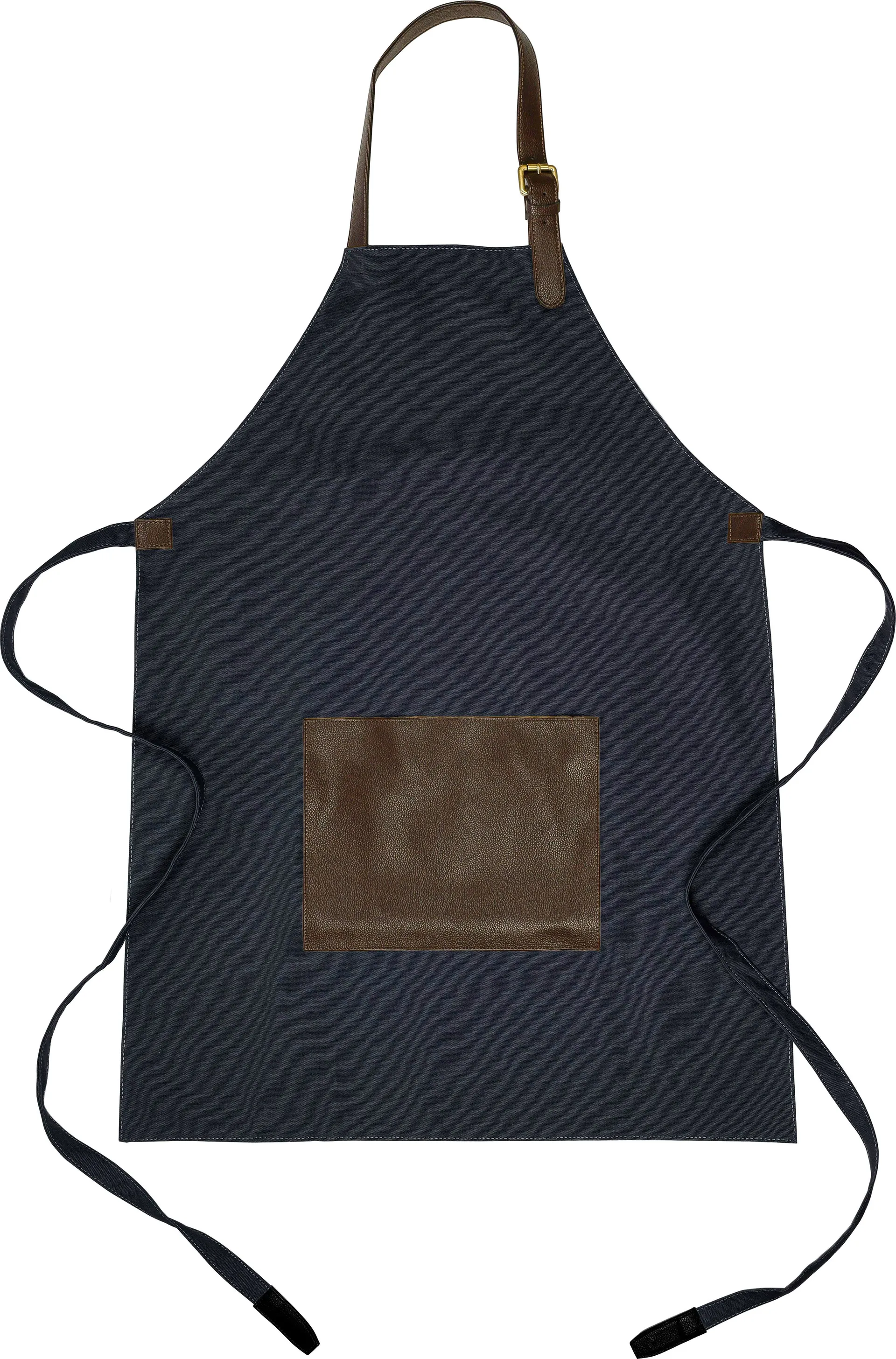 Canvas schort (450 g/m²) Maria blauw
