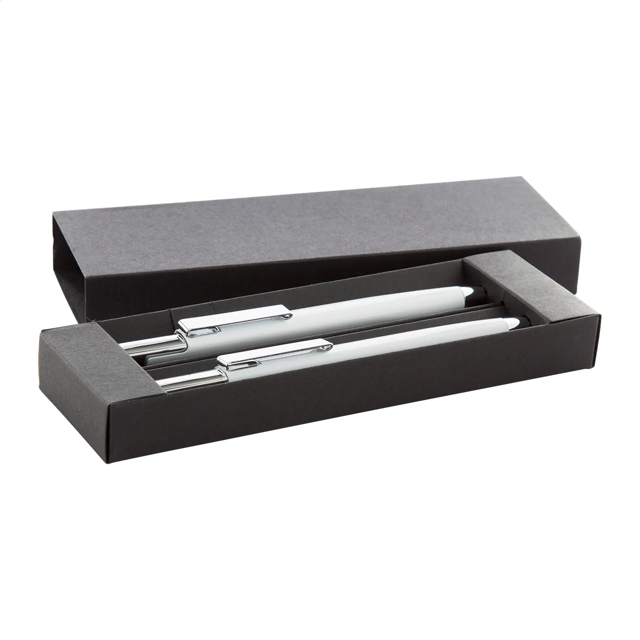 Glamy pennen set wit