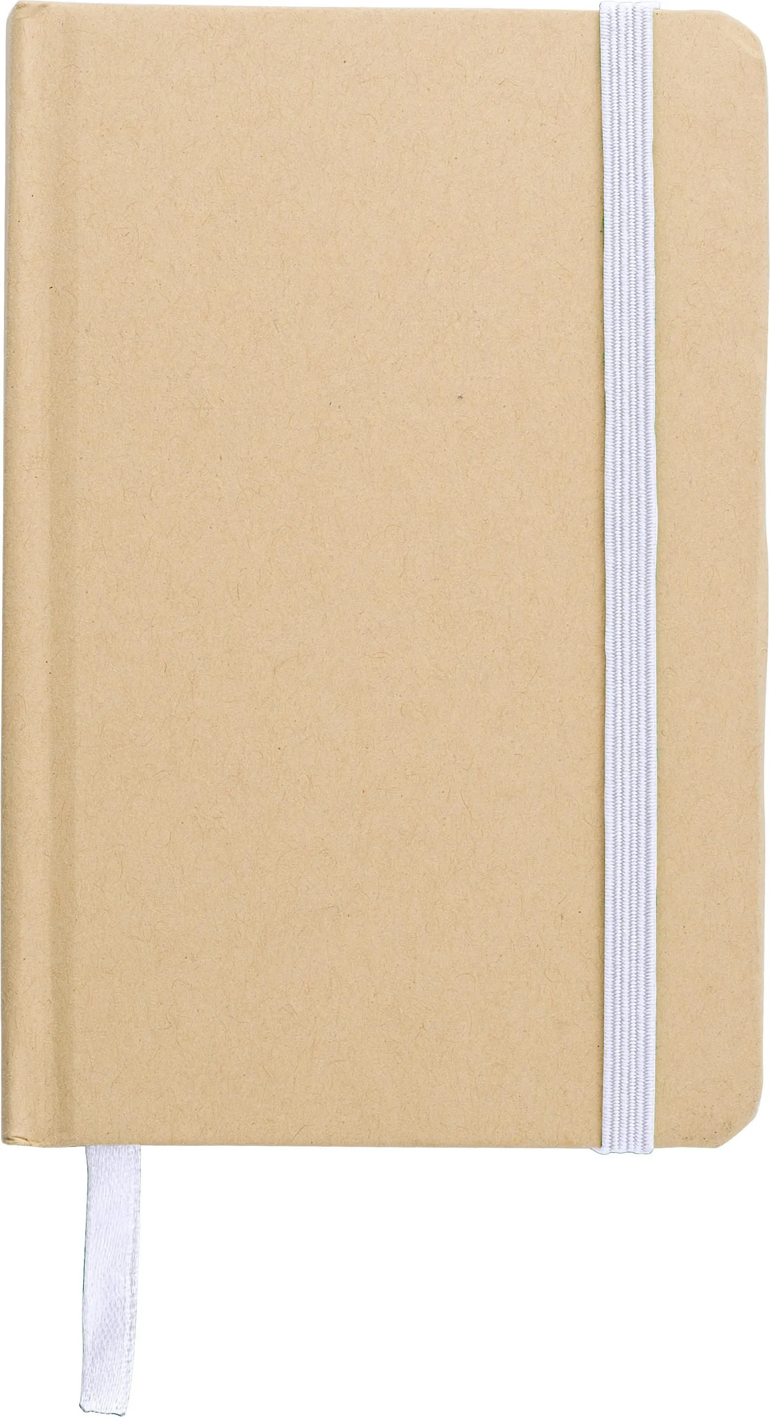 Gerecycled papieren notitieboek (A6) John wit