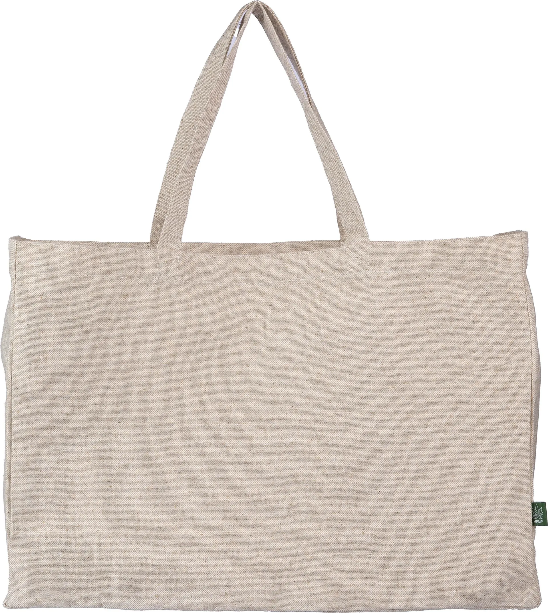 Hennep (280 gr/m2) draagtas Ludwig khaki (écru)