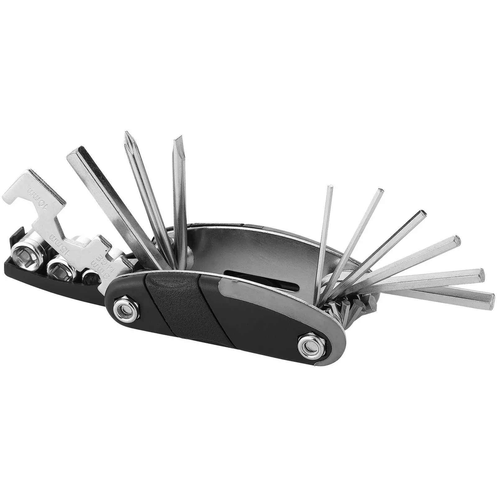 Fix-it multifunctionele gereedschapsset met 16 functies Zwart
