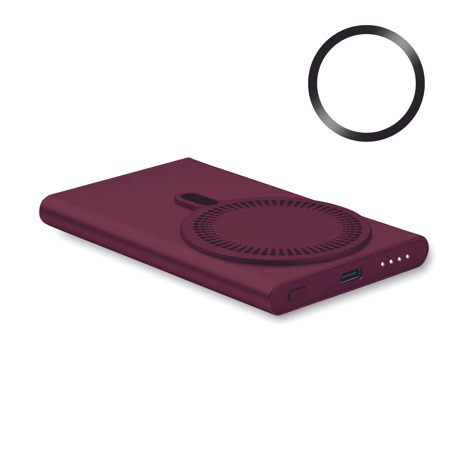 Draadloze oplader powerbank Bordeaux