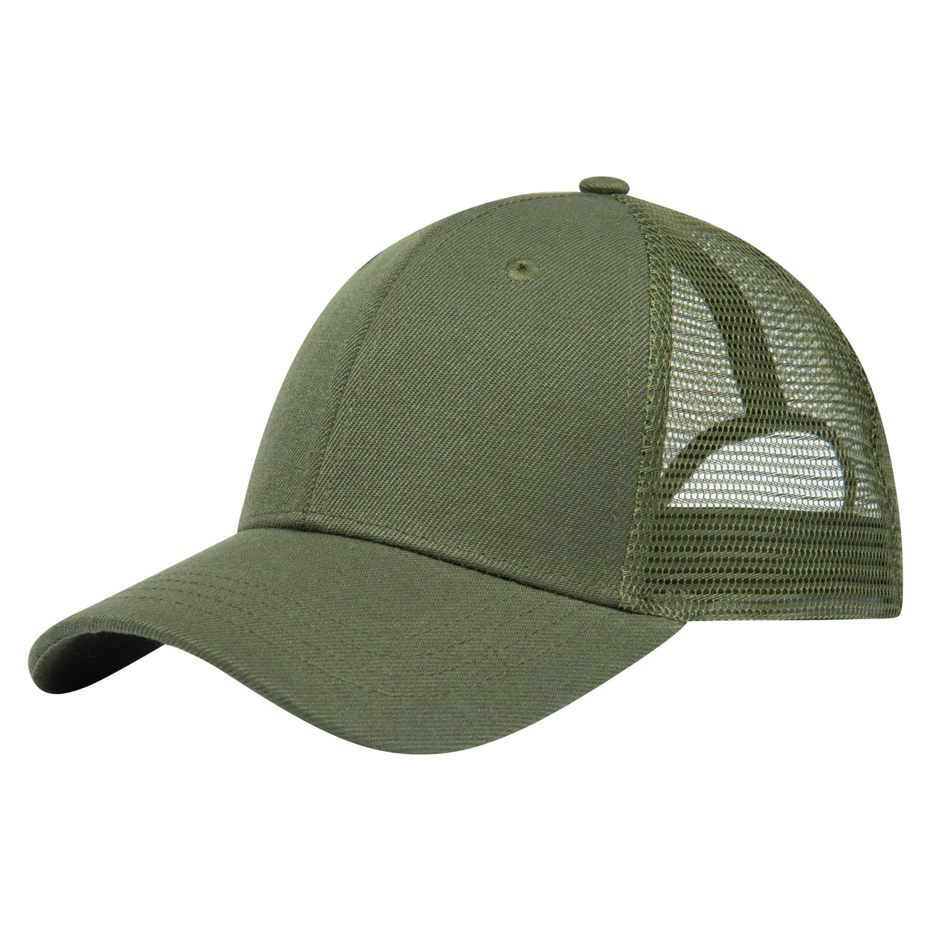 Trucker cap medium profile curved peak