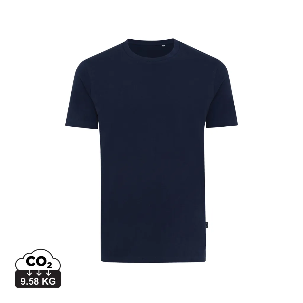 IQONIQ Bryce gerecycled katoen t-shirt donkerblauw