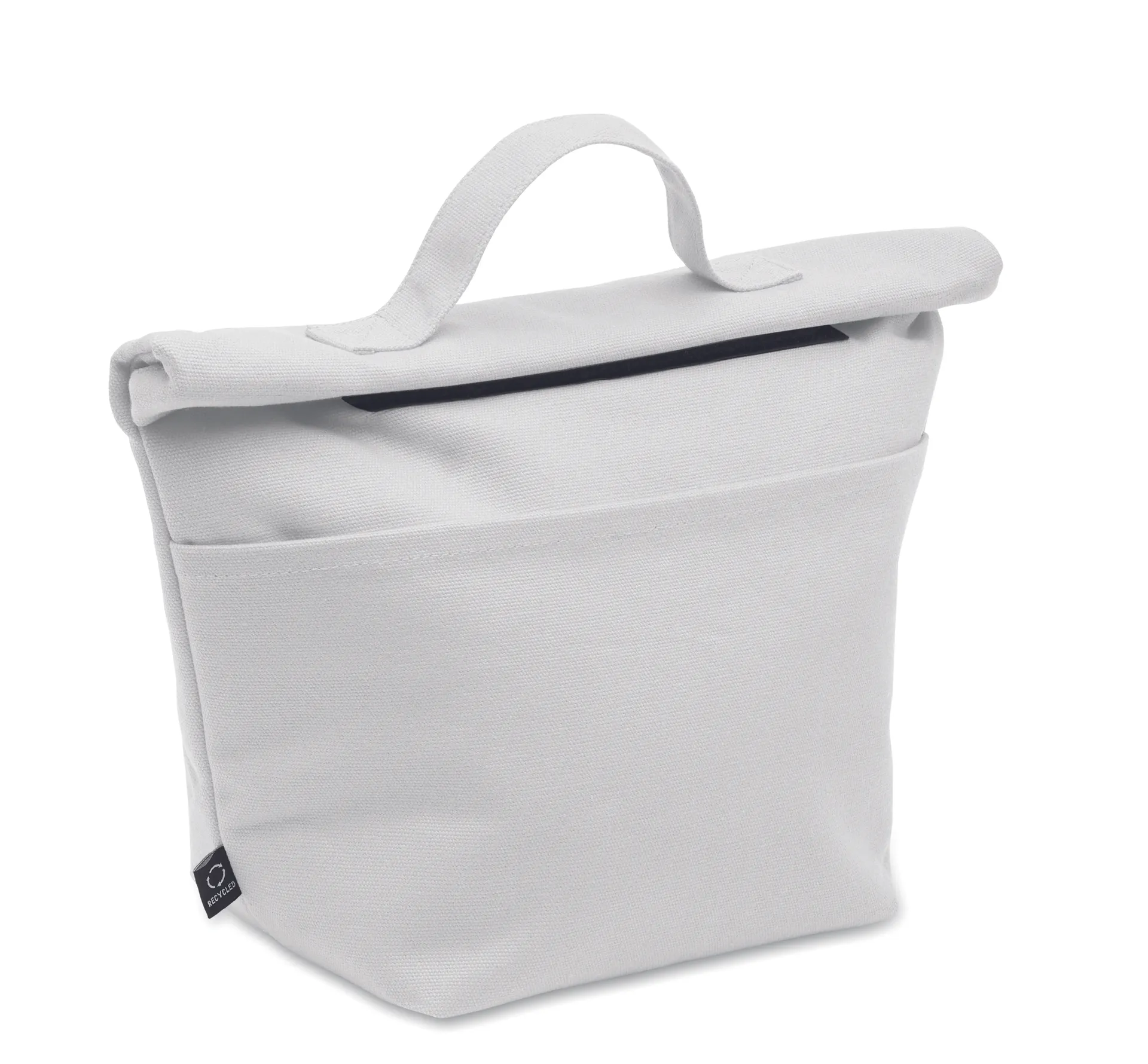 Gerecycled katoenen koeltas Wit