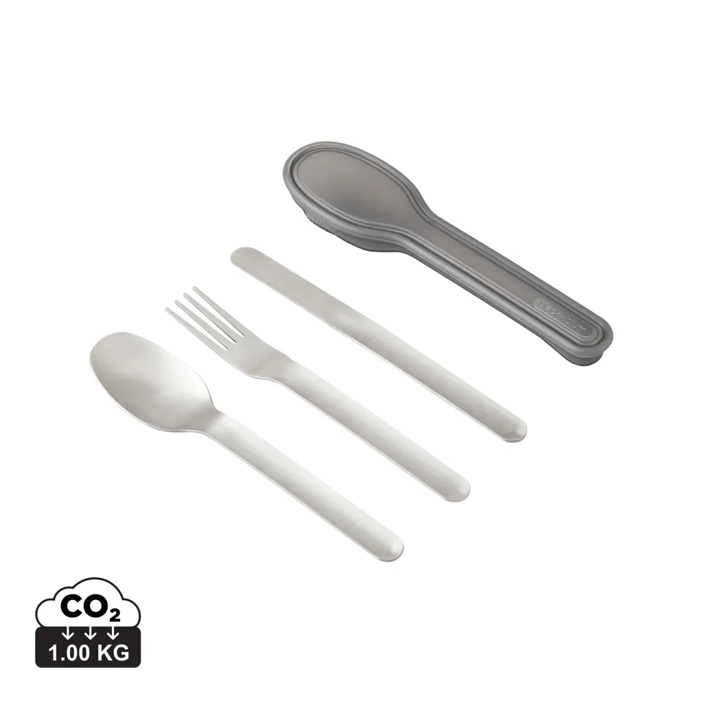 Black+Blum bestek reis set zilver