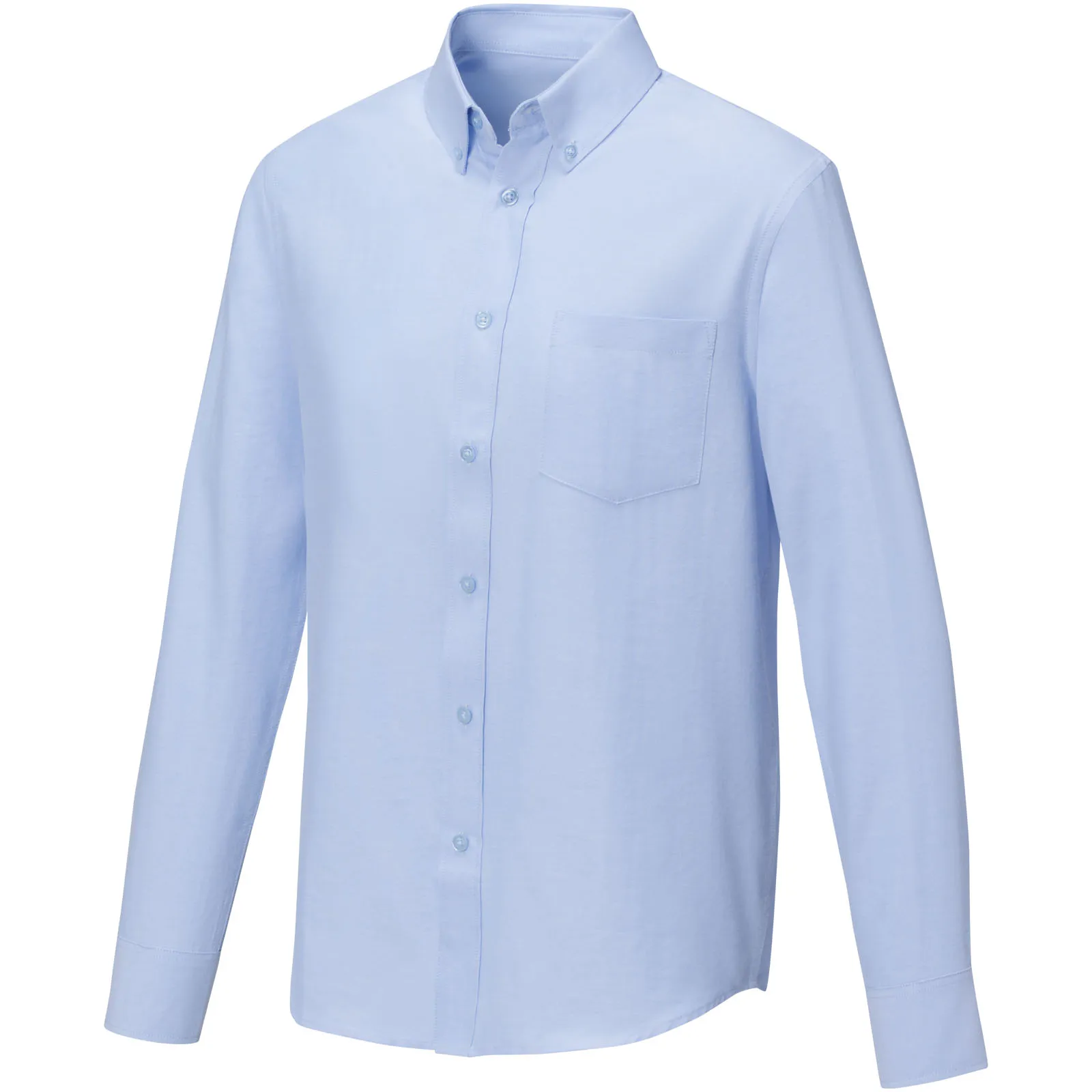 Pollux 130 g/m² herenoverhemd met lange mouwen Lichtblauw