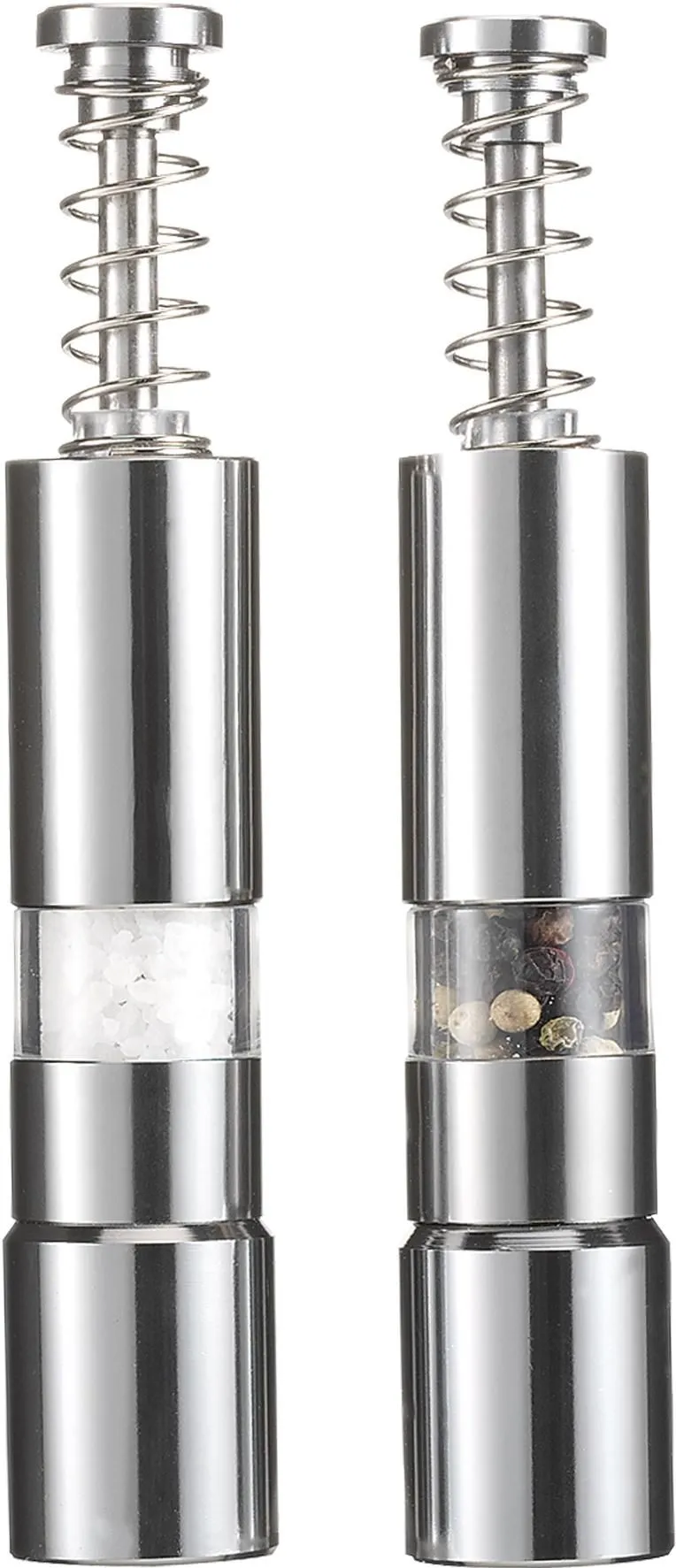 Zout- en pepermolensset Annalena | Rvs | 2 st zilver