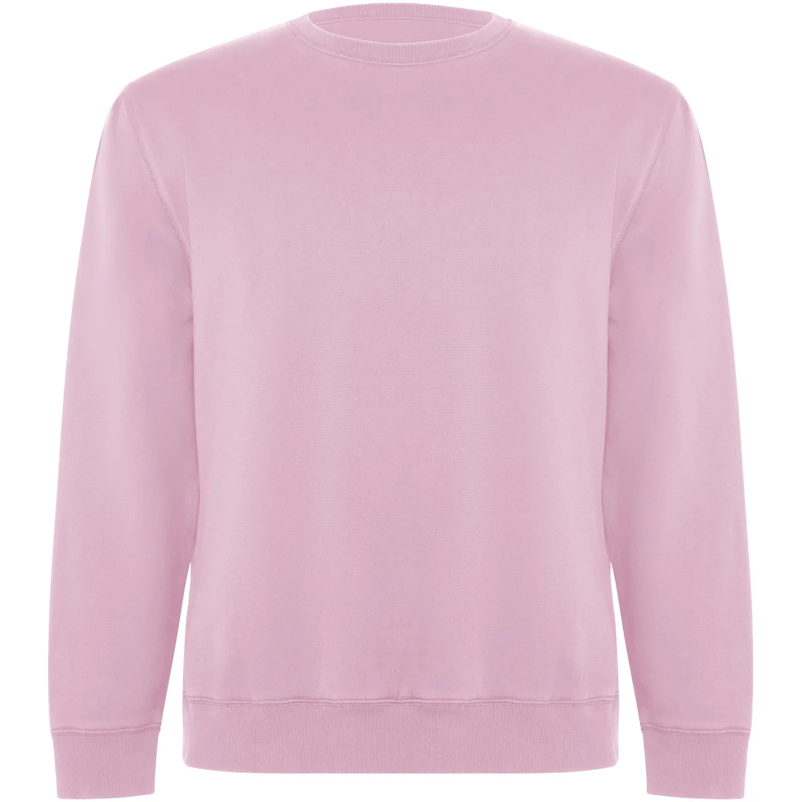 Batian 300 g/m² biologisch katoenen uniseks sweater met ronde hals Lichtroze