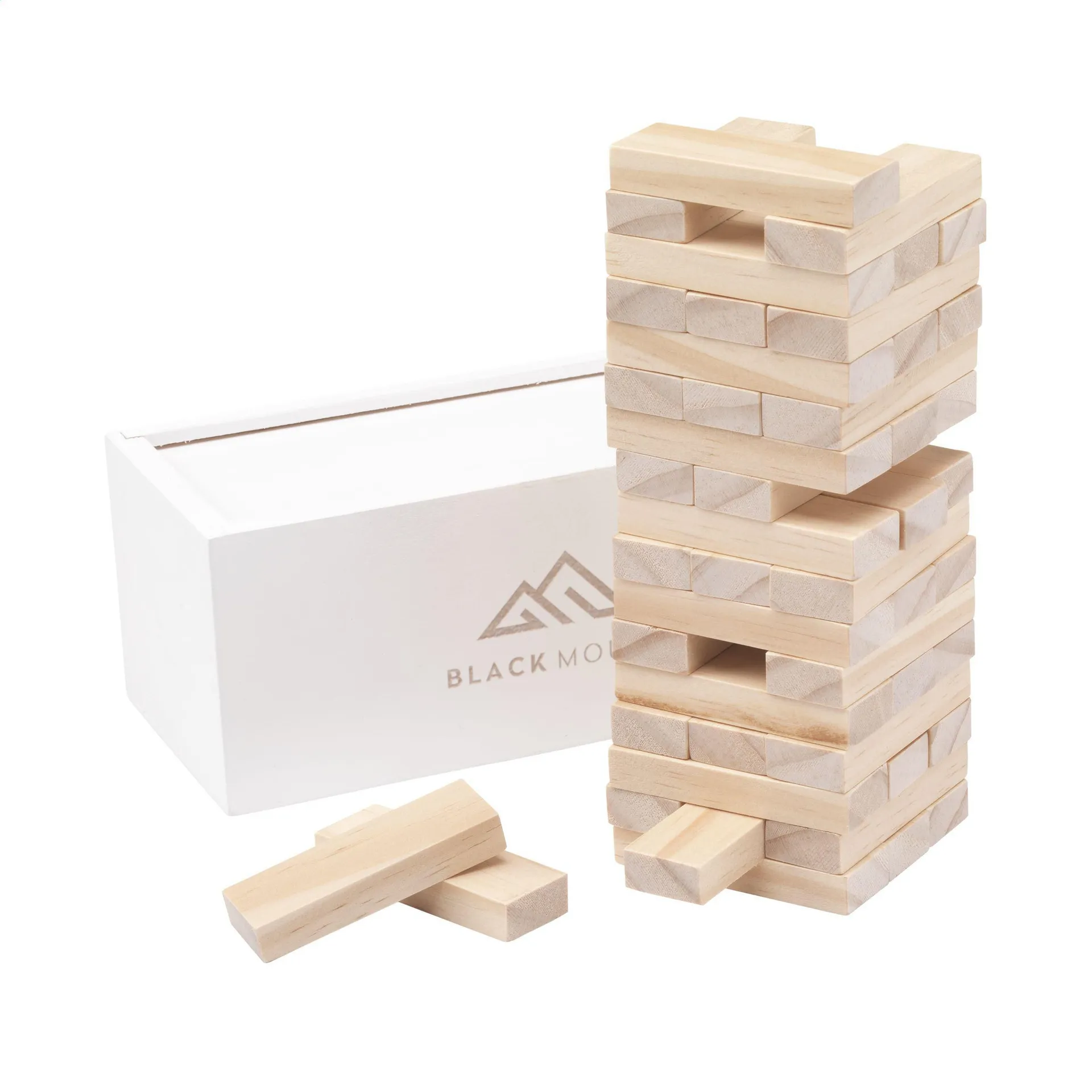 Tower Game Deluxe houtbruin