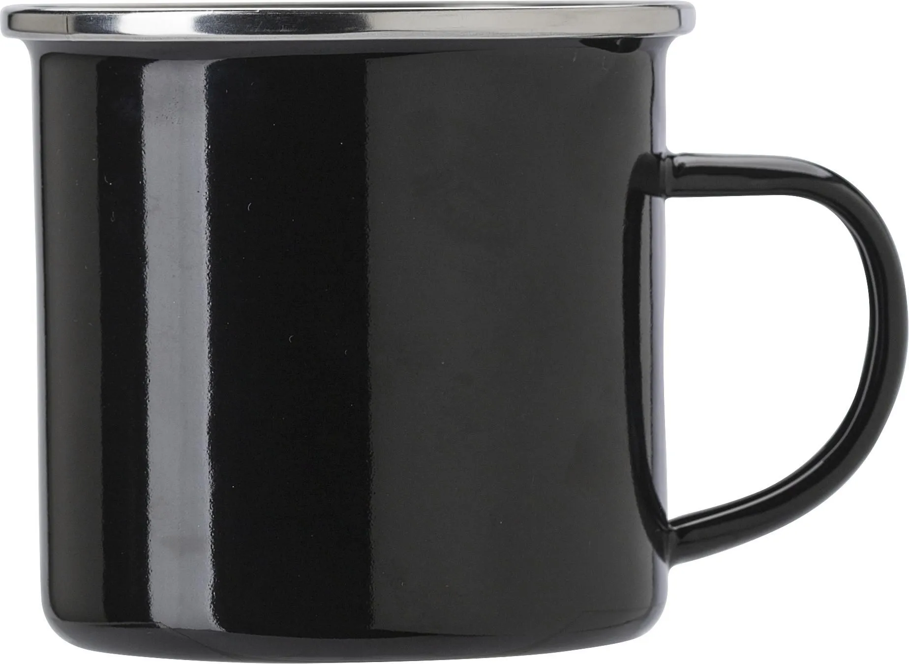 Emaille beker Jamaal | 350 ml zwart