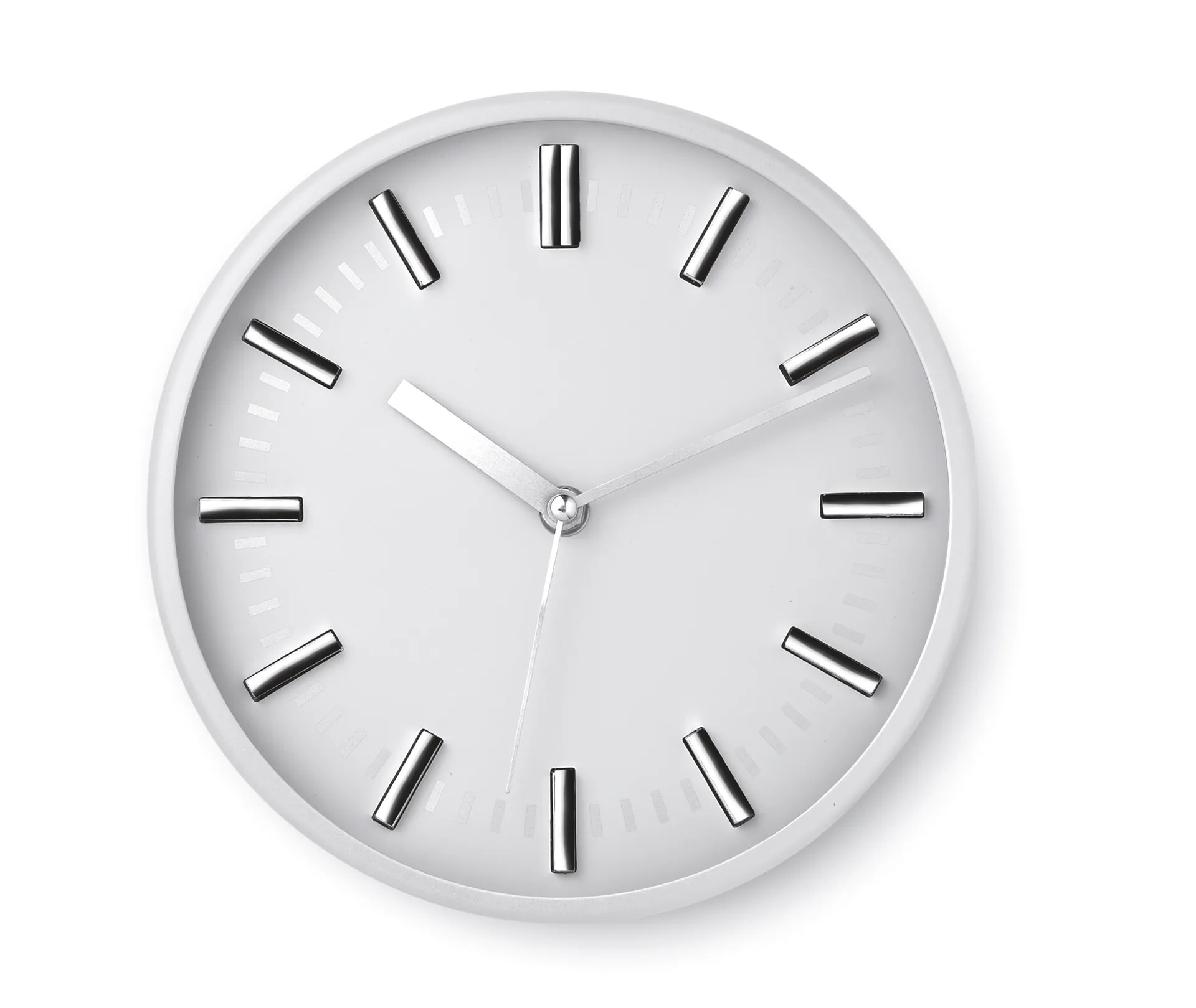 Ronde wandklok Wit