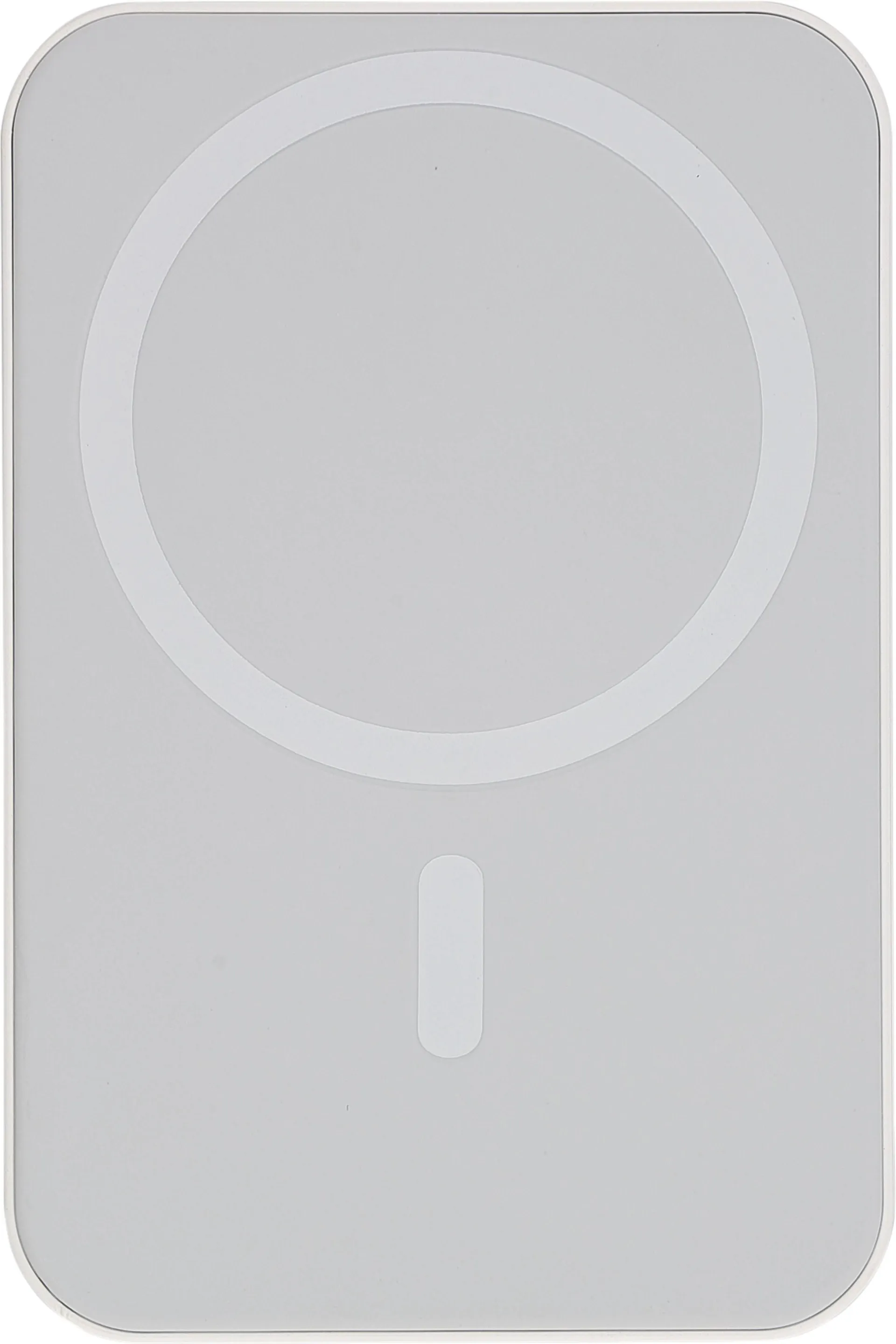 Gerecyclede draadloze oplader powerbank Meno wit