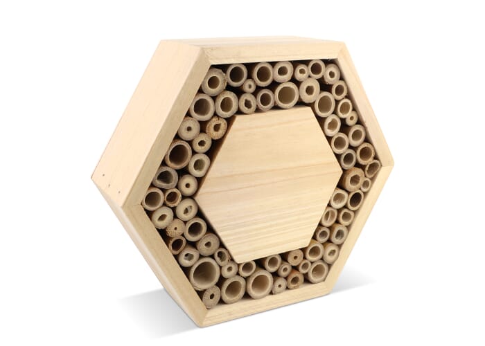 Bijenhuis van FSC-hout zeshoekig Natuur