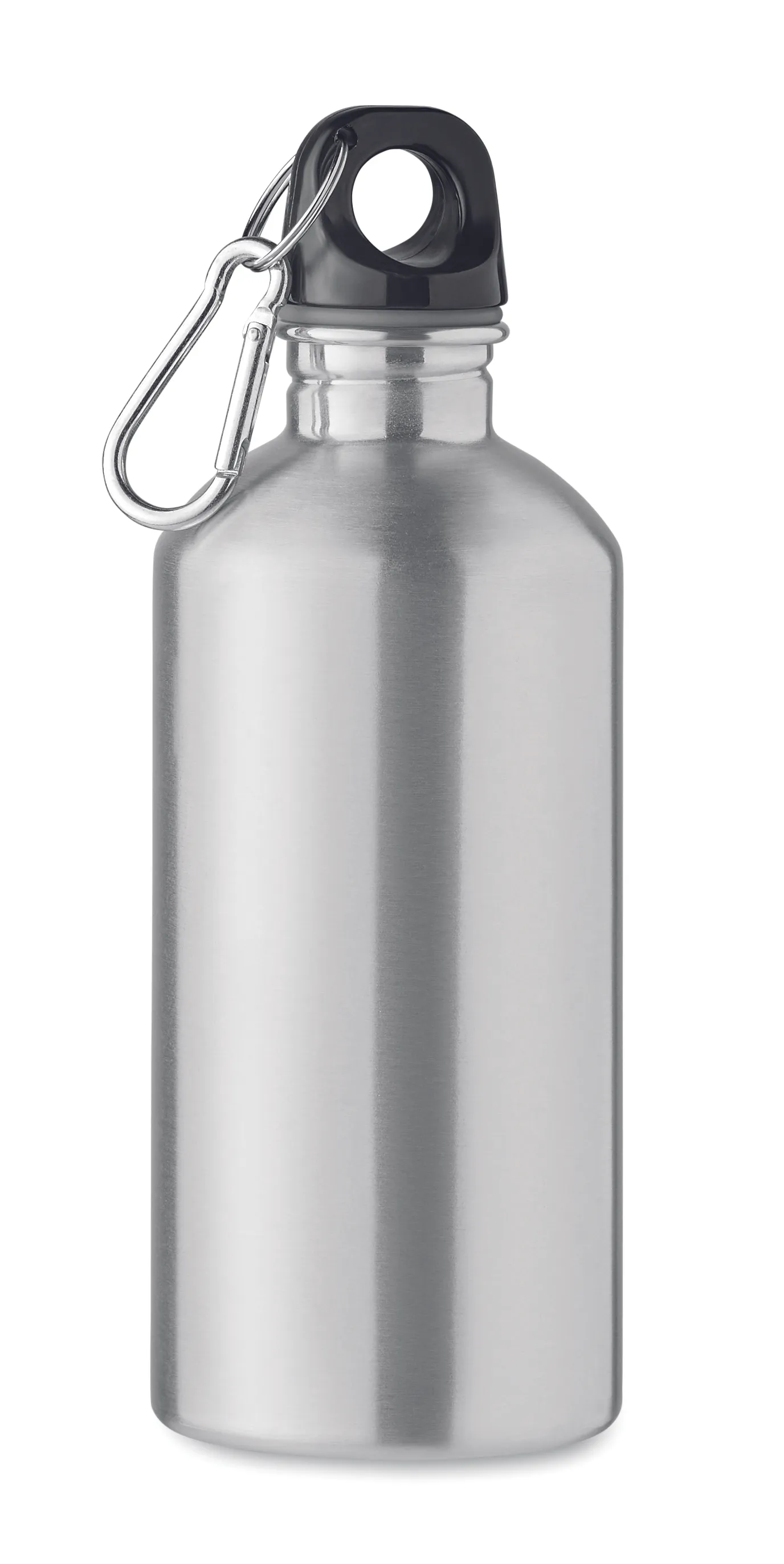 Enkellaagse fles  500ml Mat Zilver