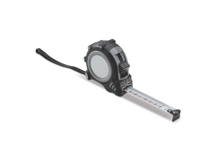 Fix Rolmaat 5 meter Grijs / Zwart