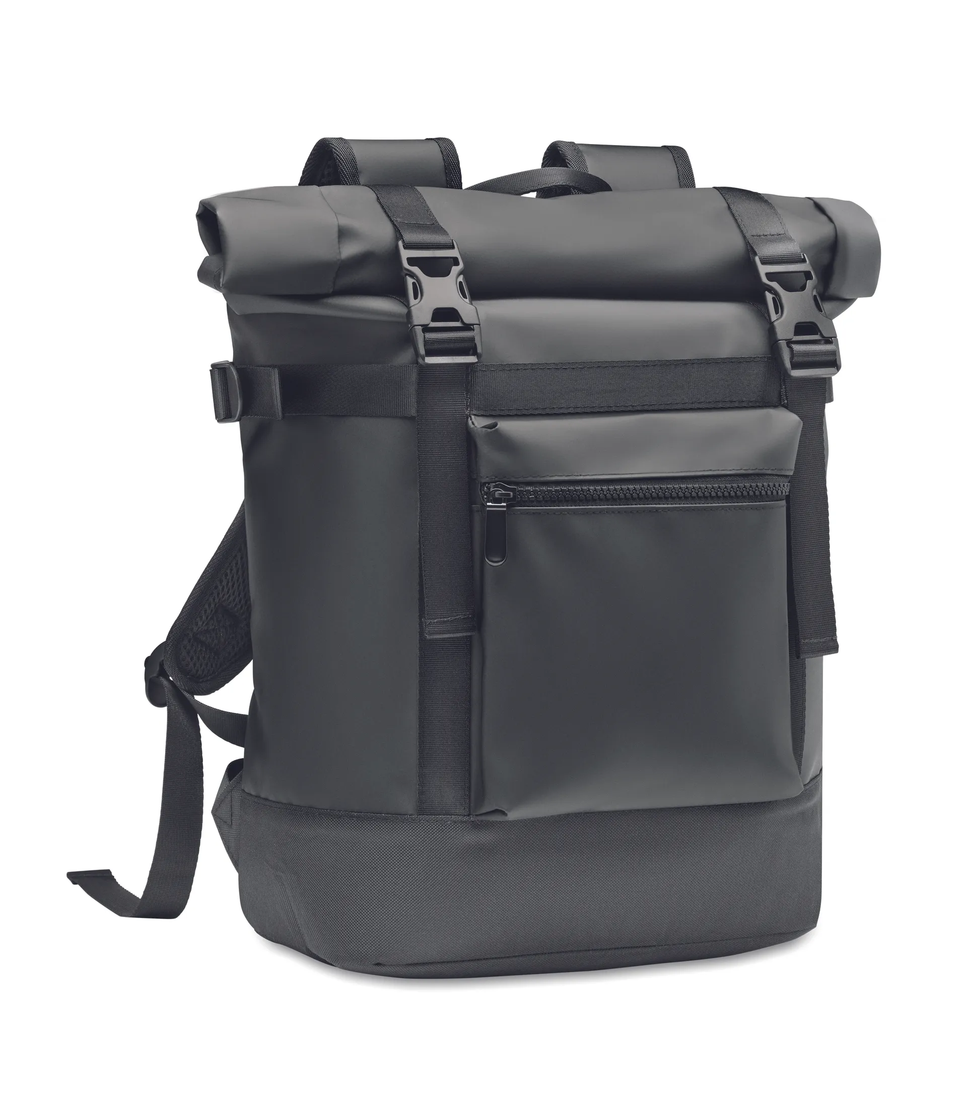 Rolltop rugzak 50C zeildoek Zwart