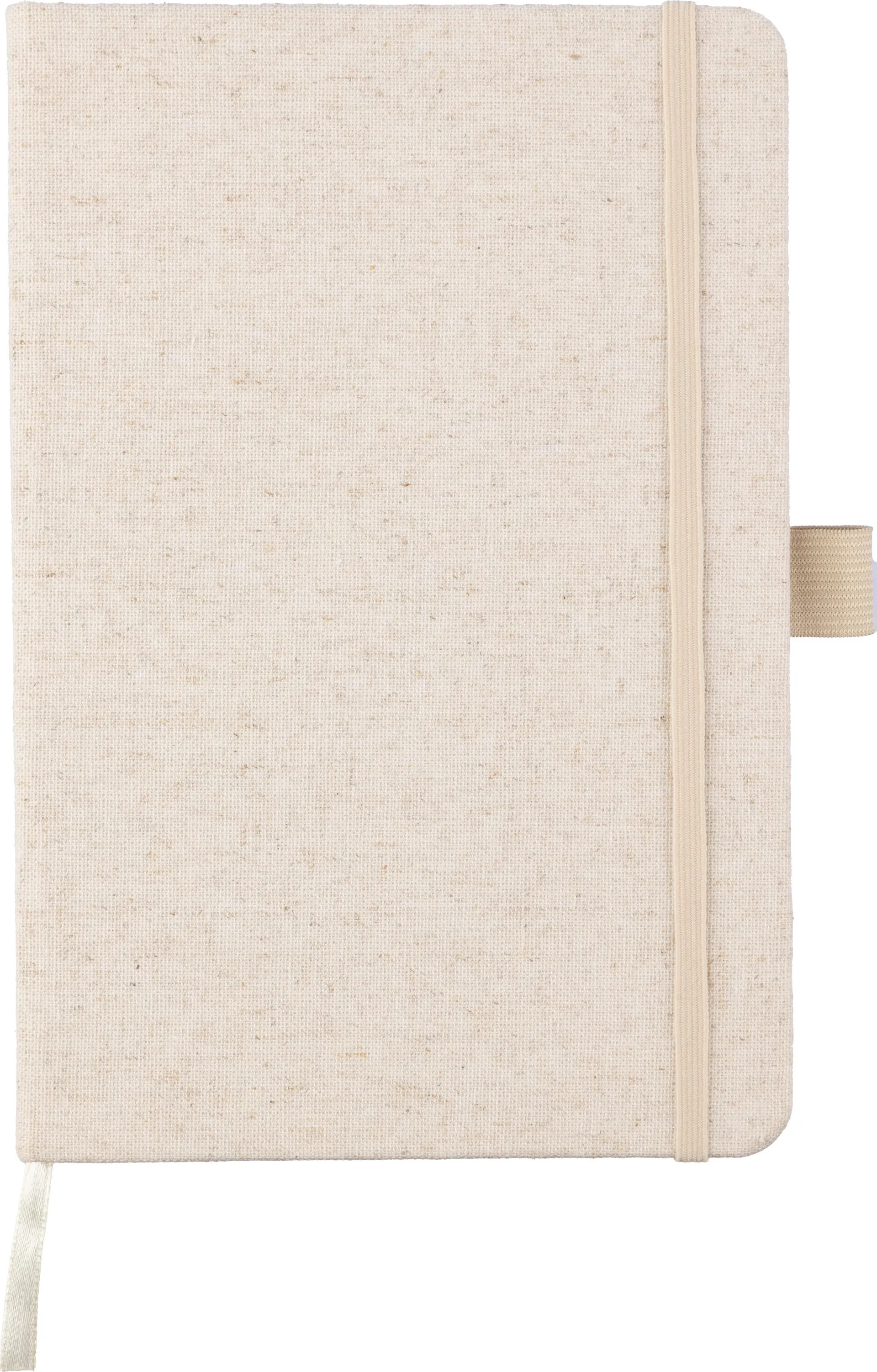 Notitieboek Barbara | Hennep | A5 | Gelinieerd khaki (écru)