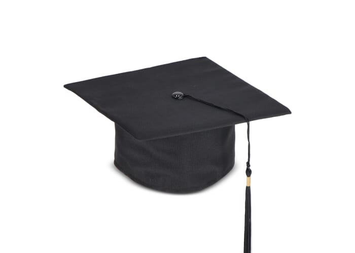 Afstudeerhoed Zwart