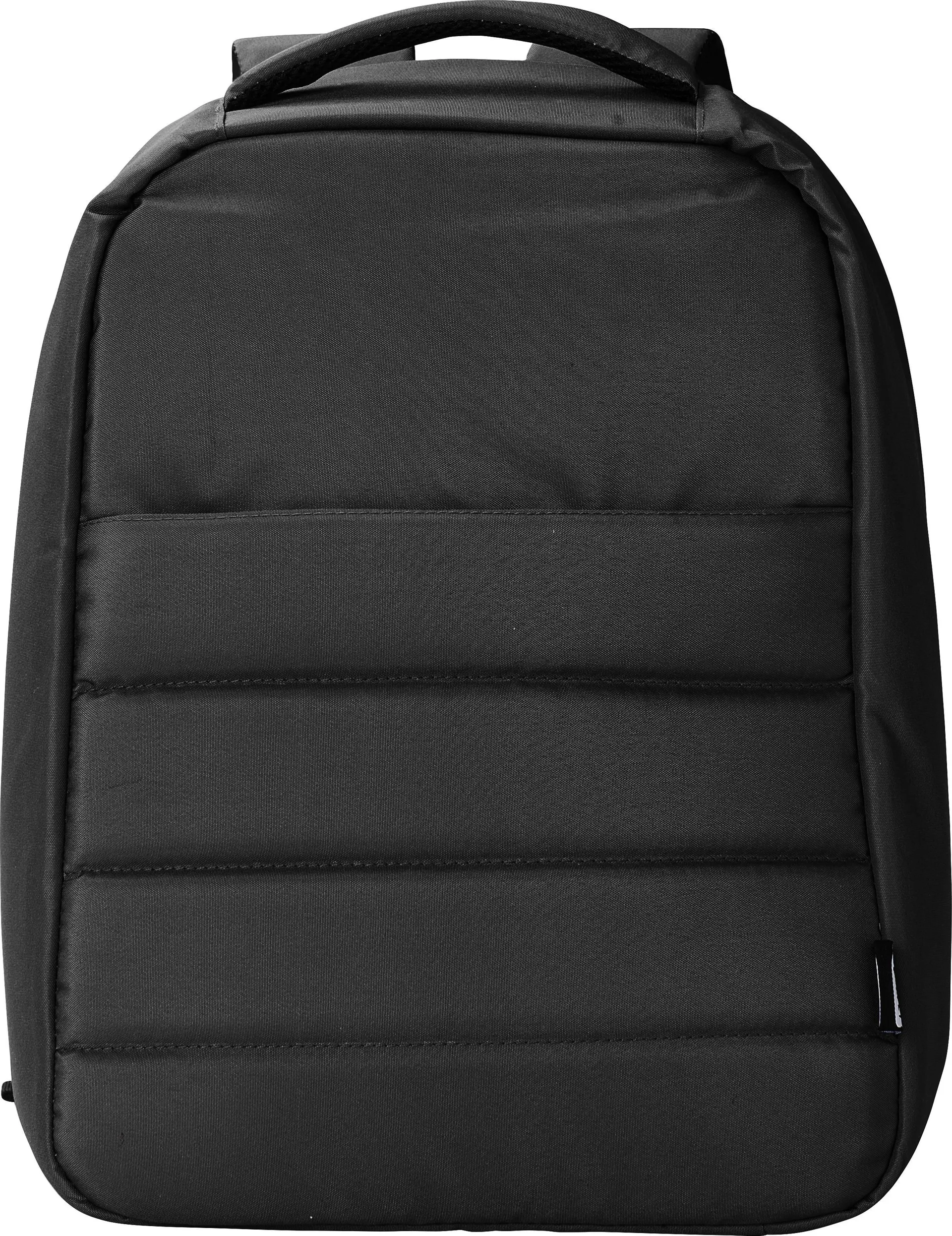 Laptoptas | Gerecycled | Antidiefstal | 6 l zwart