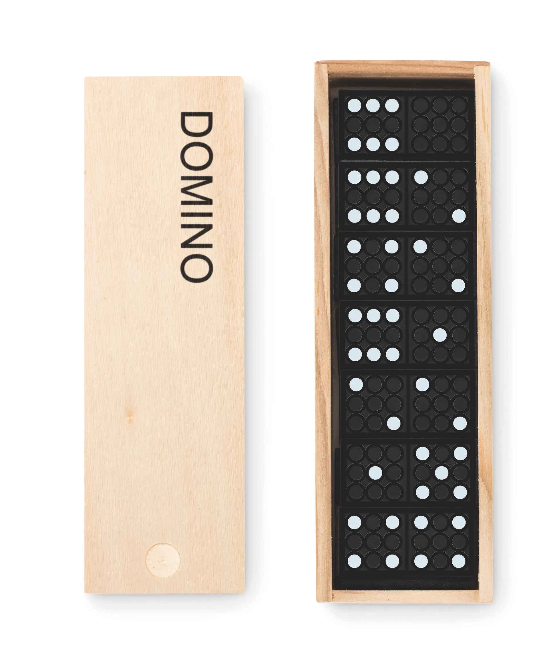 Houten dominospel