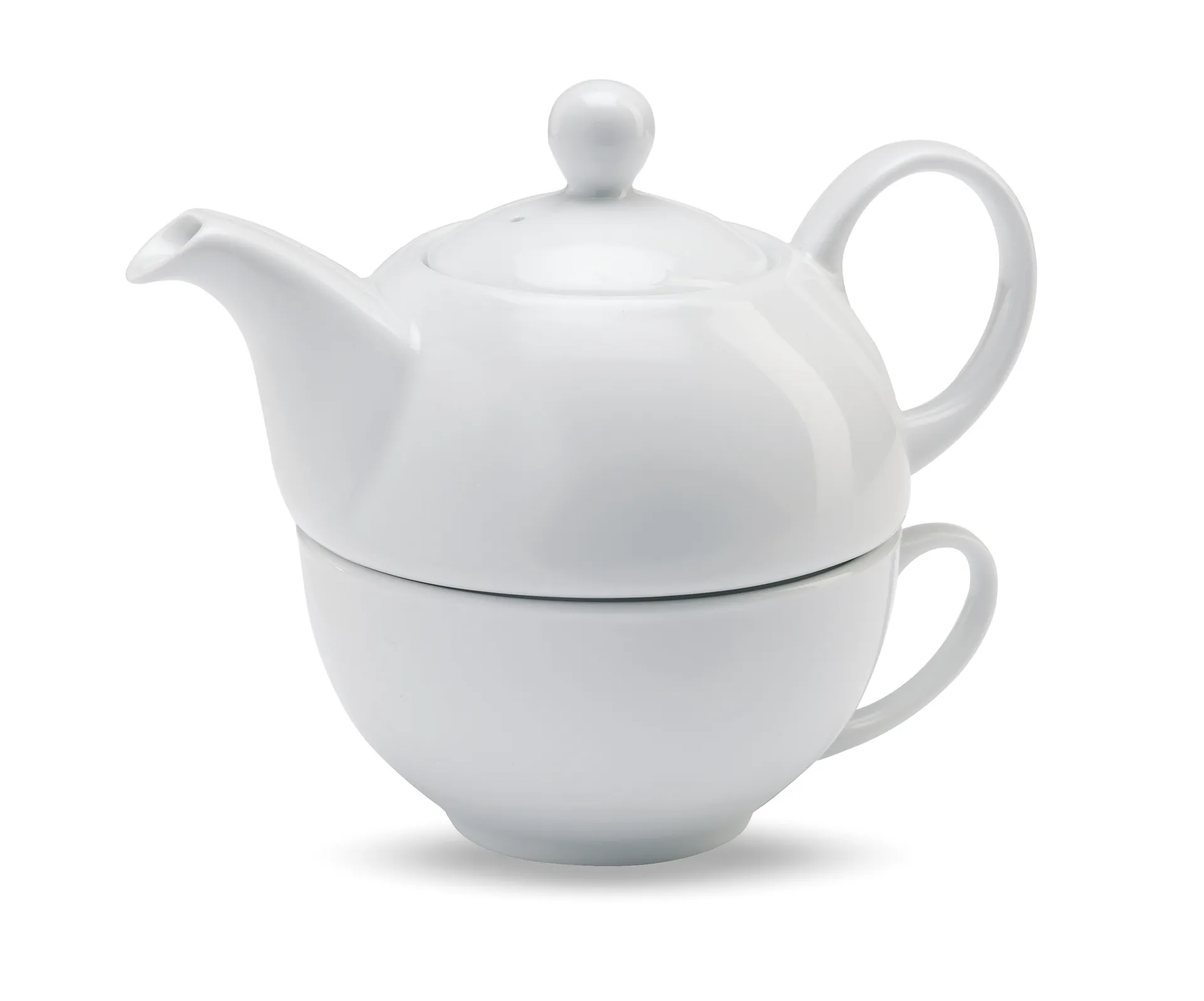 Theepot met kopje