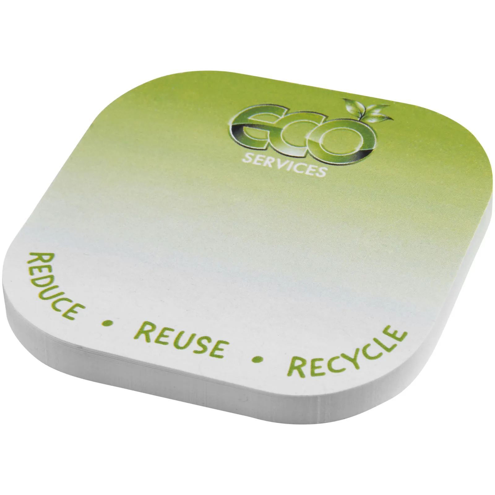Sticky-Mate® vierkante gerecyclede sticky notes Wit