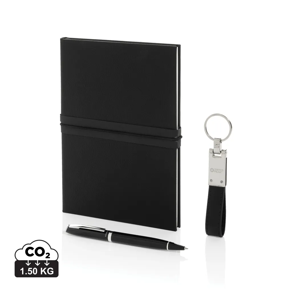 Swiss Peak RCS certified business gift set zwart