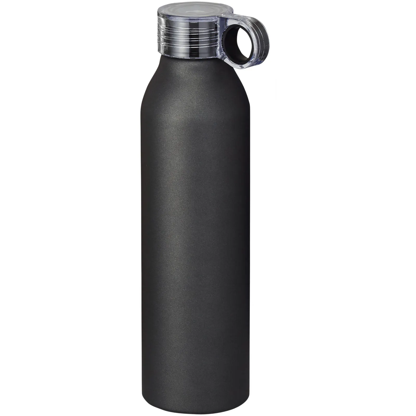 Grom 650 ml aluminium sportfles Zwart