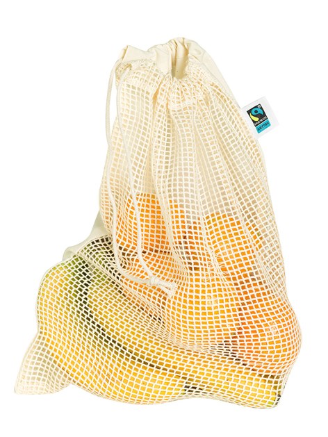 Fairtrade/GOTS  fruit netzakje Naturel